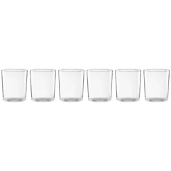 Bunny Hop Stackable Clear Tall Glasses, Set of 6