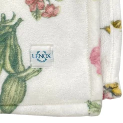 Butterfly Meadow Bloom Pink Throw Blanket