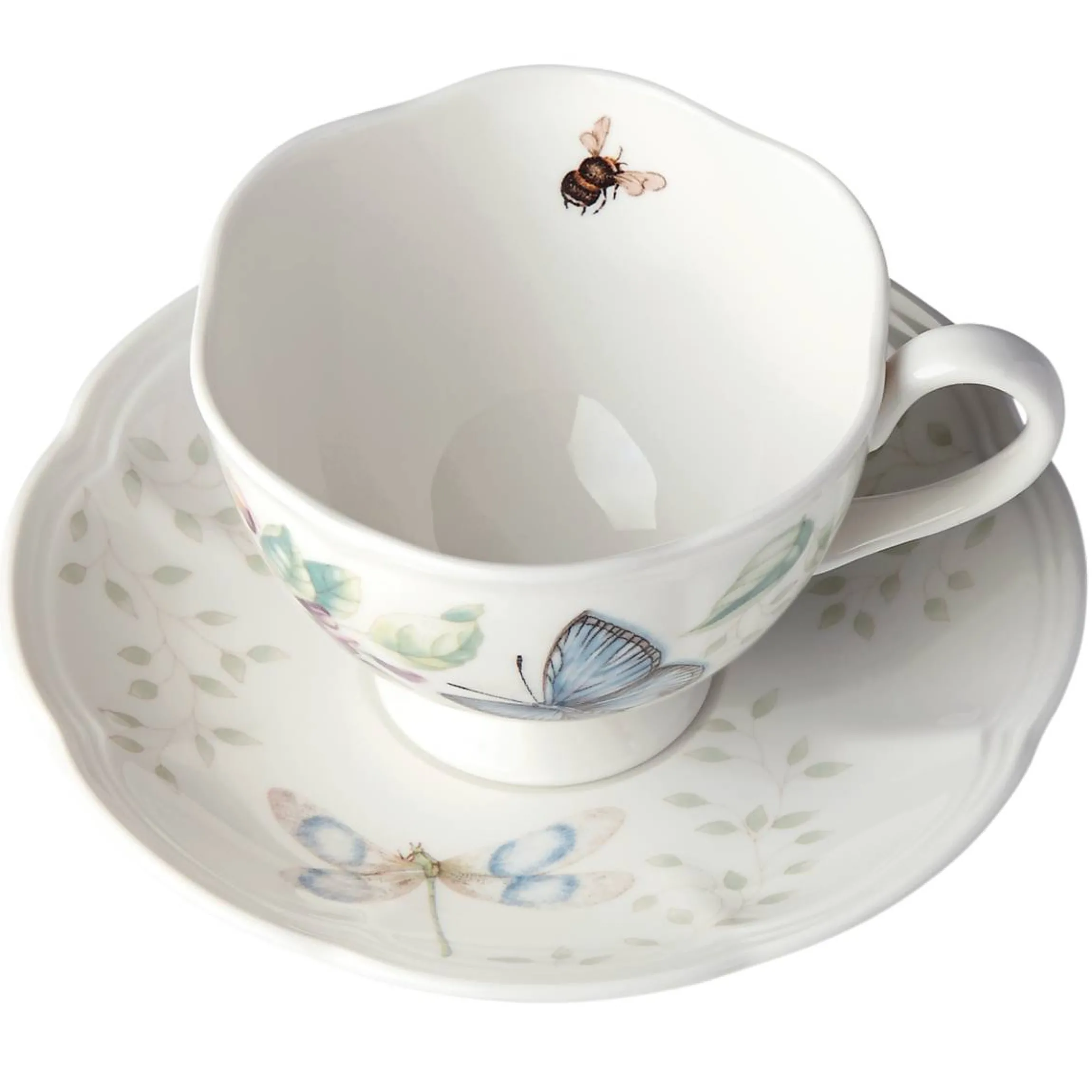 Butterfly Meadow Blue Cup & Saucer