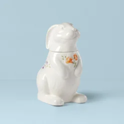 Butterfly Meadow Bunny Cookie Jar