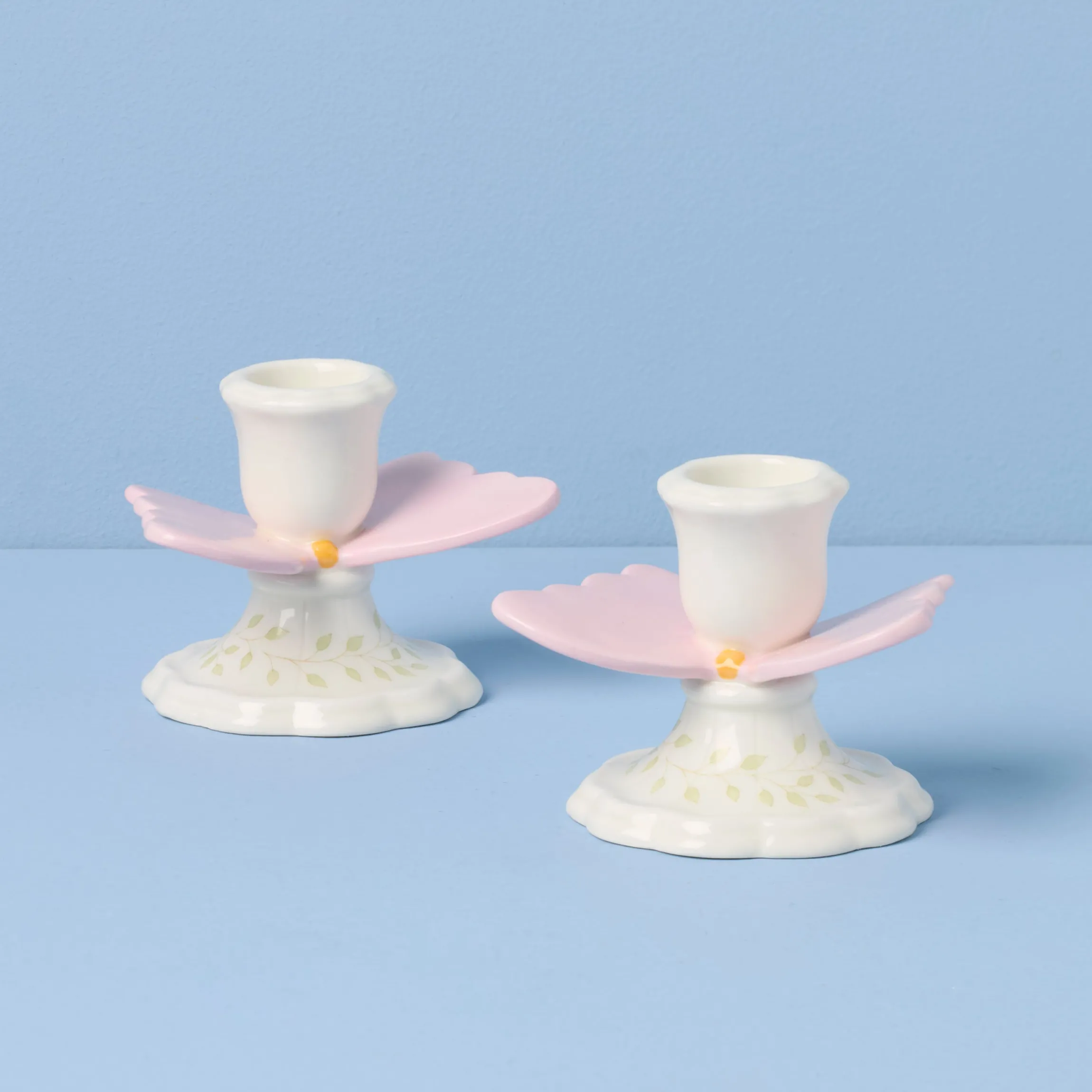 Butterfly Meadow Candlestick Holders, Set of 2