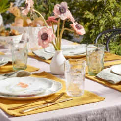 Butterfly Meadow Clear Tall Glasses, Set of 4