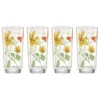 Butterfly Meadow Decal Highball, Set of 4