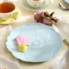 Butterfly Meadow Floral Blue Accent Plates, Set of 4