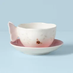 Butterfly Meadow Floral Pink Cup & Saucer