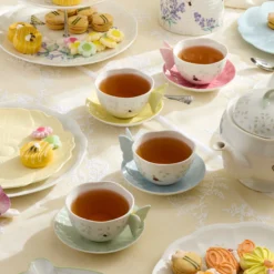 Butterfly Meadow Floral Pink Cup & Saucer