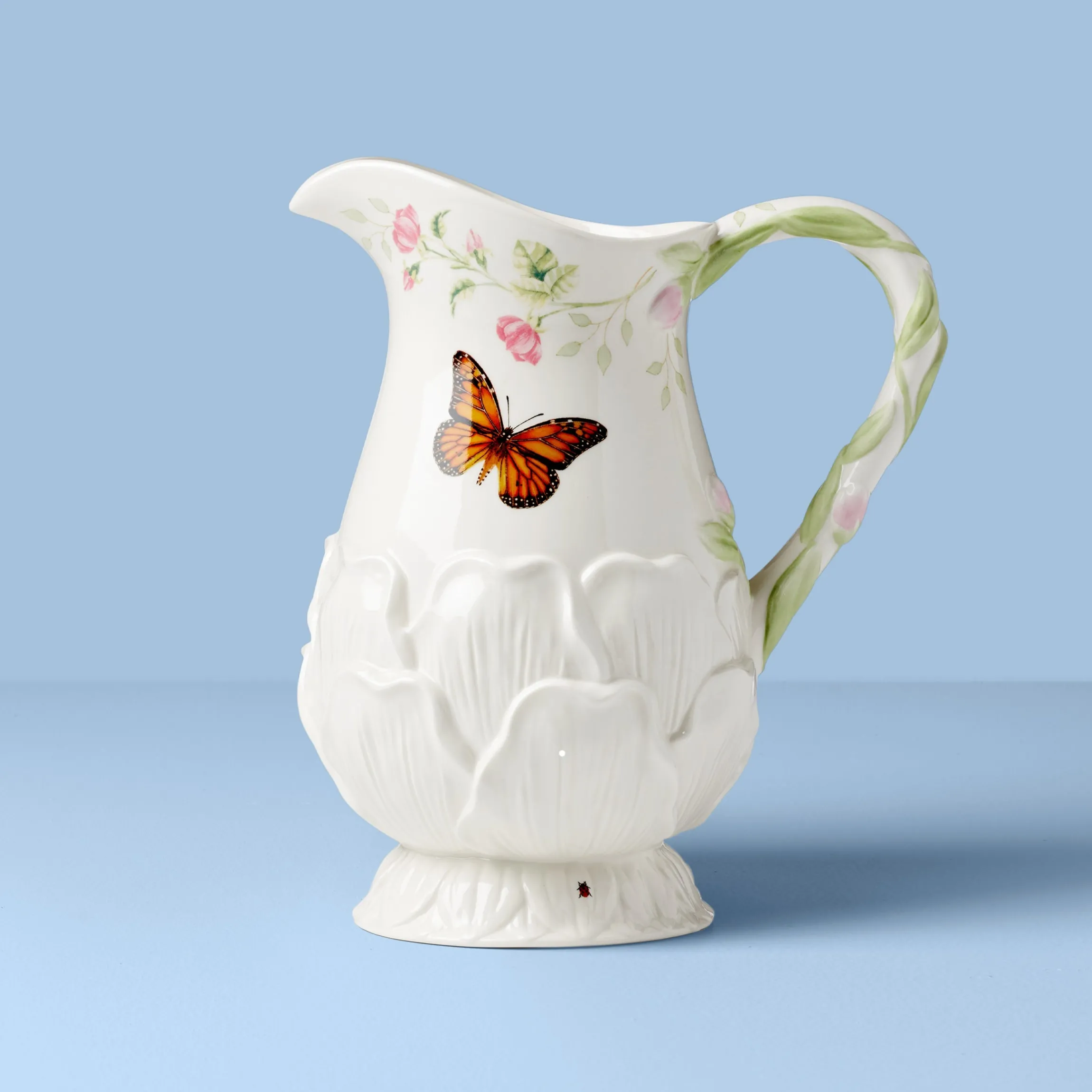 Butterfly Meadow Floral Pitcher