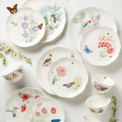 Butterfly Meadow Flutter 12-Piece Dinnerware Set