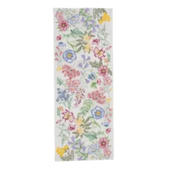 Butterfly Meadow Garden Embroidered Centerpiece Table Runner