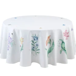 Butterfly Meadow Garden 70x70 Round Tablecloth
