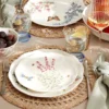 Butterfly Meadow Herbs Accent Plates, Set of 4