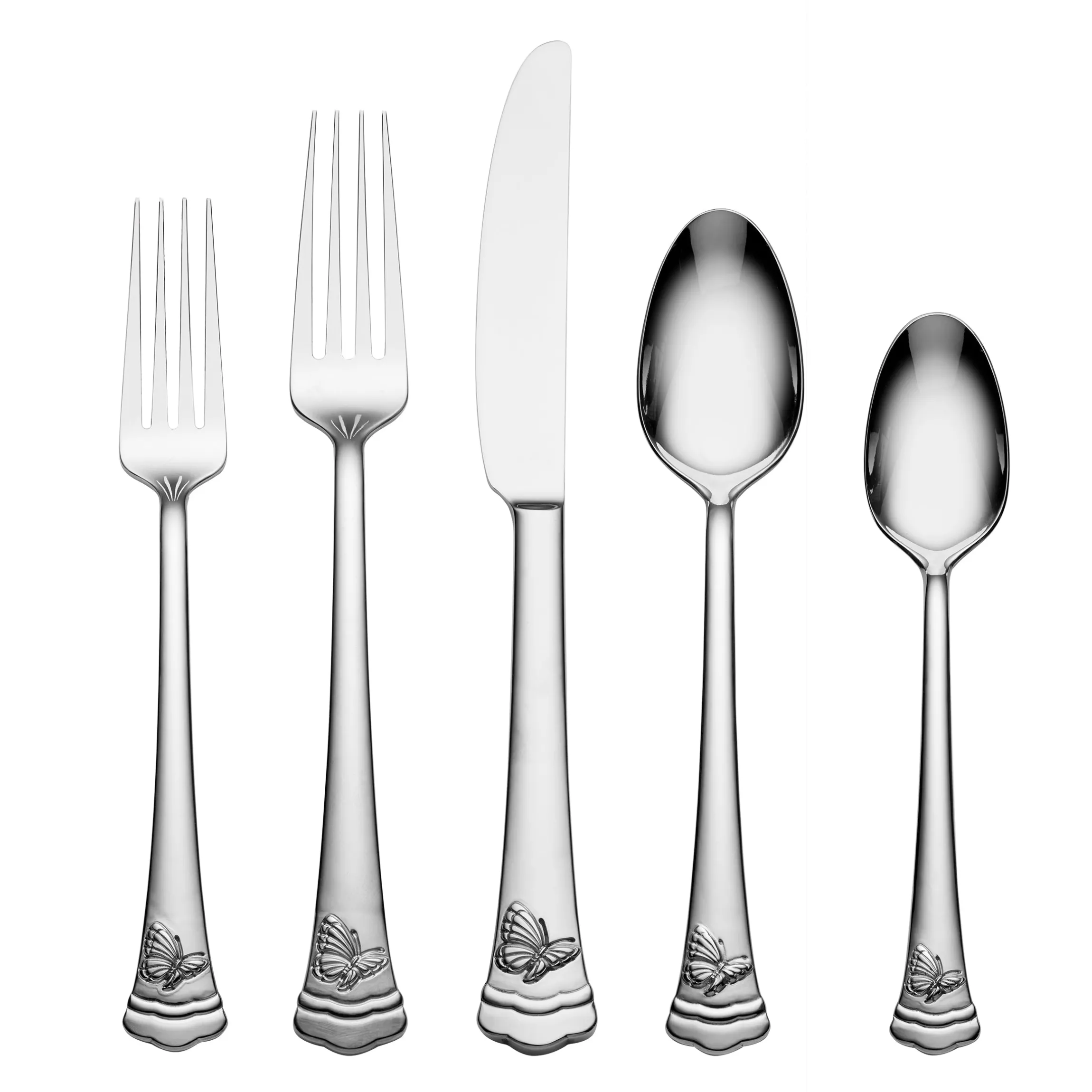 Butterfly Meadow II 65-Piece Flatware Set