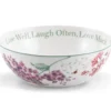 Butterfly Meadow Large Sentiment Serving Bowl