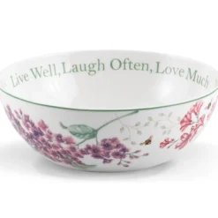 Butterfly Meadow Large Sentiment Serving Bowl
