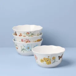 Butterfly Meadow Melamine All-Purpose Bowls, Set of 4