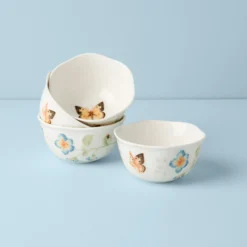 Butterfly Meadow 4-Piece Dessert Bowl Set