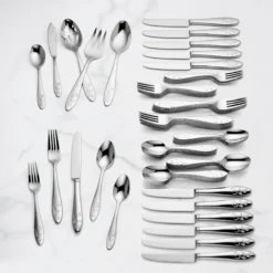Butterfly Meadow 65-Piece Flatware Set