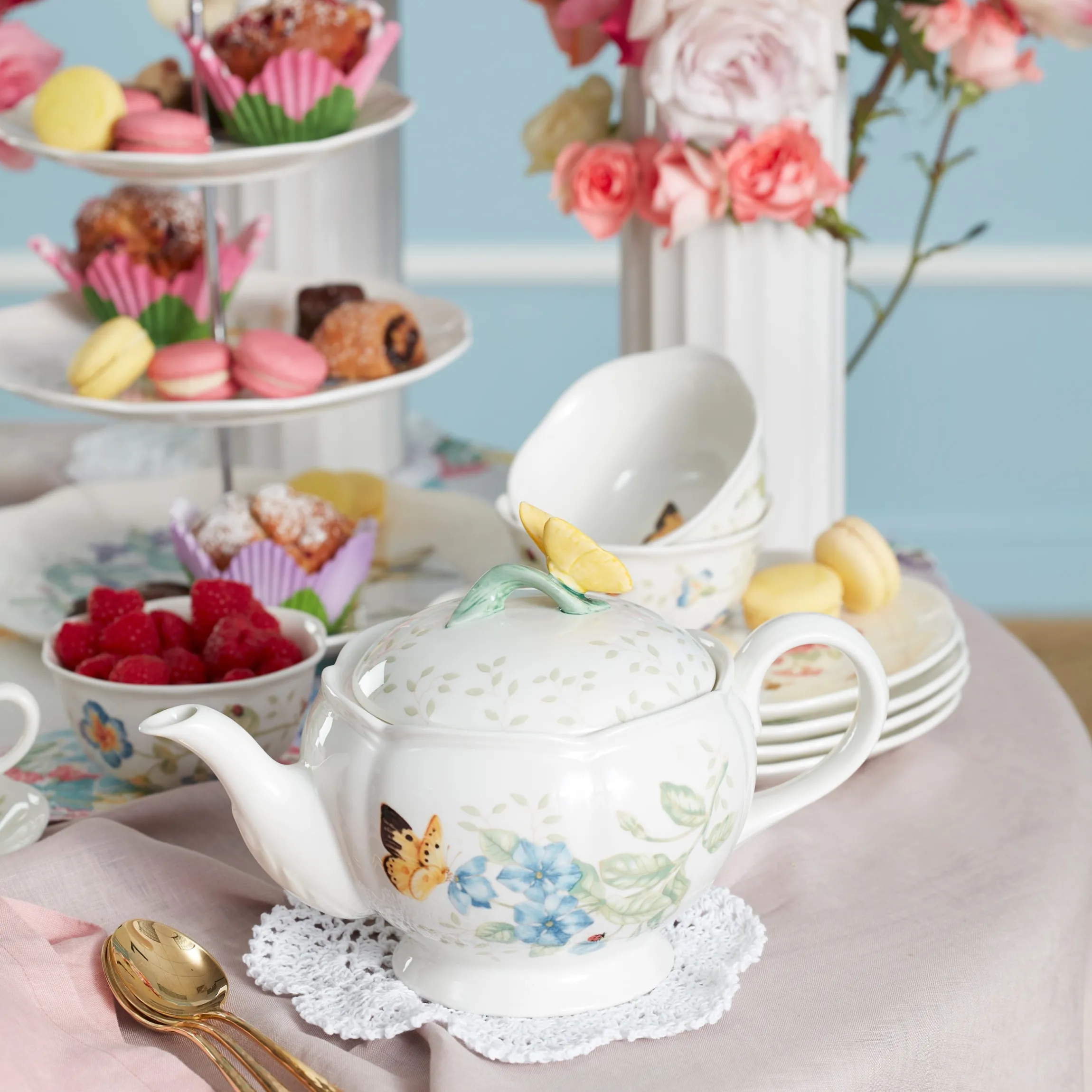 Butterfly Meadow 9-Piece Tea Set