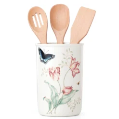 Butterfly Meadow 4-Piece Utensil Holder Set