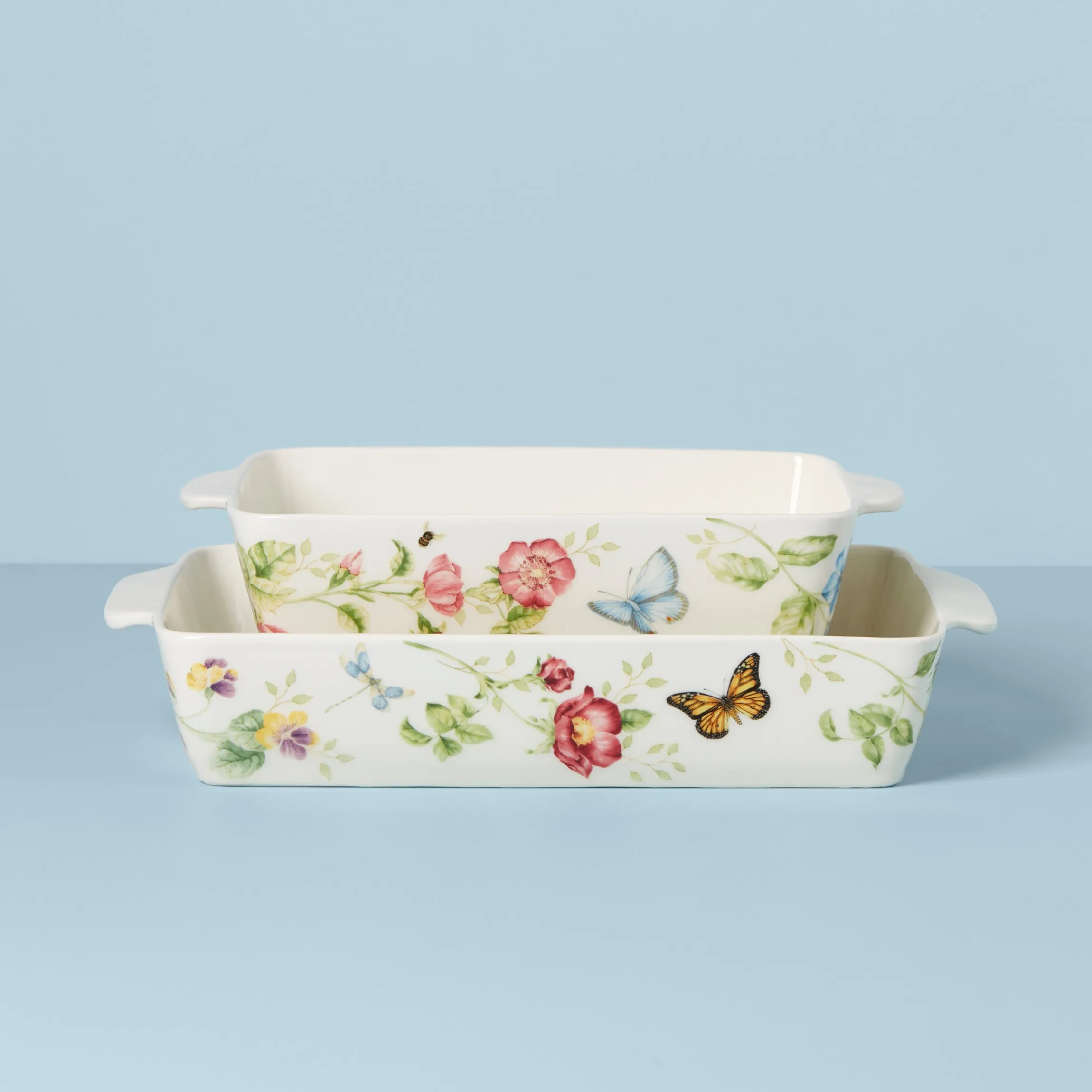 Butterfly Meadow Rectangular Baker 2-Piece Set