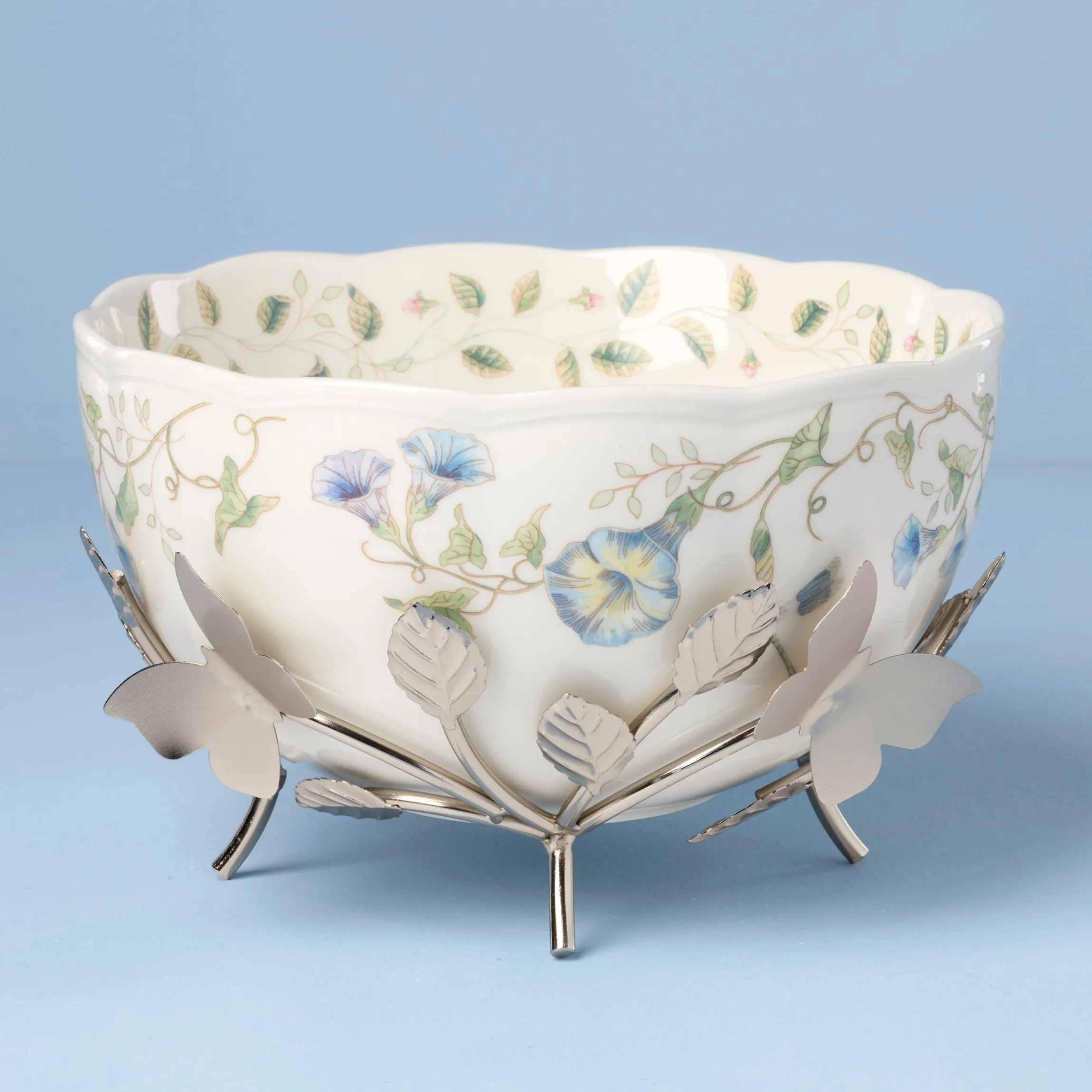 Butterfly Meadow 25th Anniversary Bowl with Stand