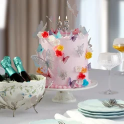 Butterfly Meadow 25th Anniversary Bowl with Stand