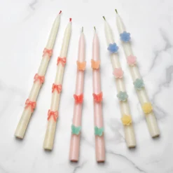 Butterfly Taper Candles, Set of 2