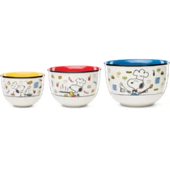 Chef Snoopy 3-Piece Bowl Set