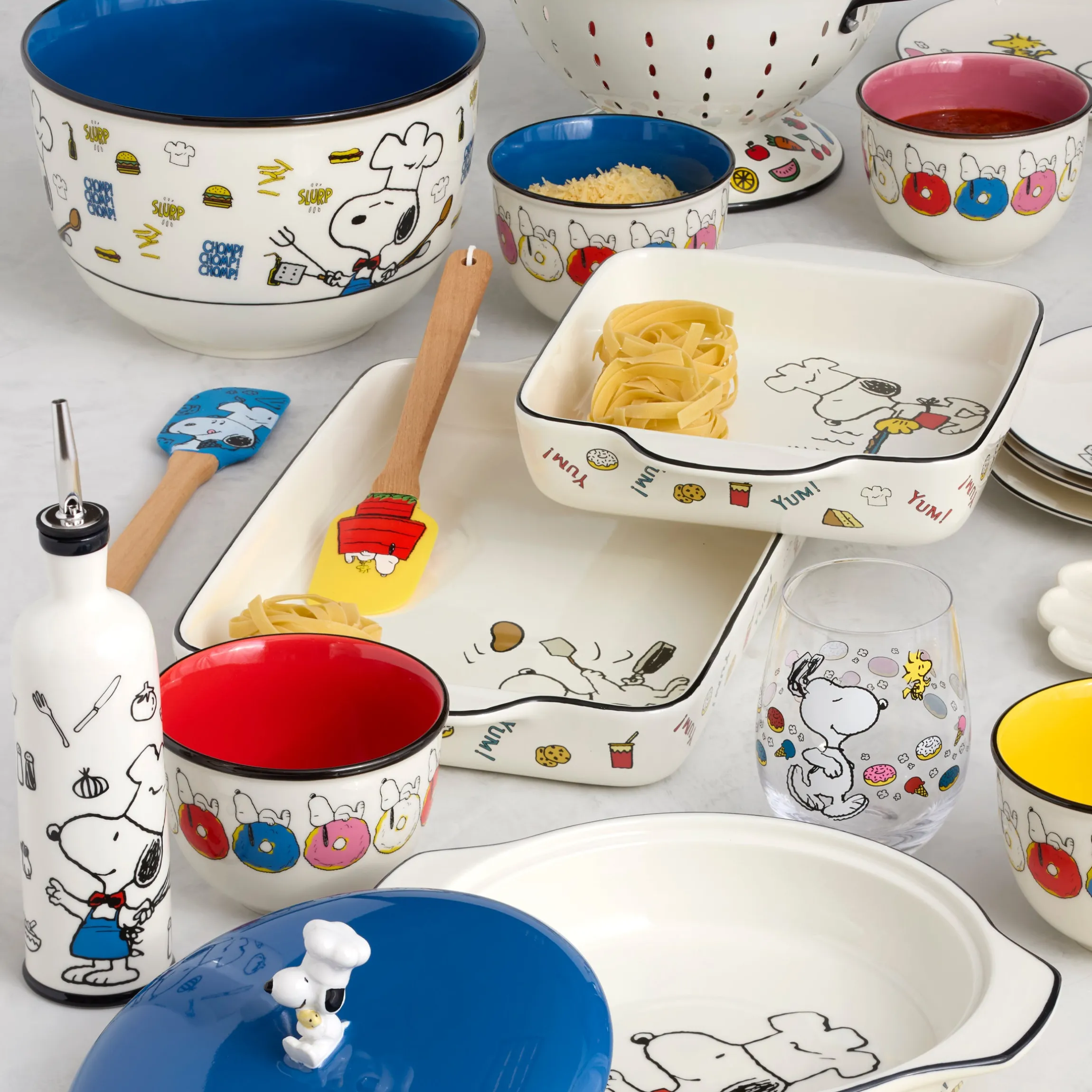 Chef Snoopy 3-Piece Bowl Set