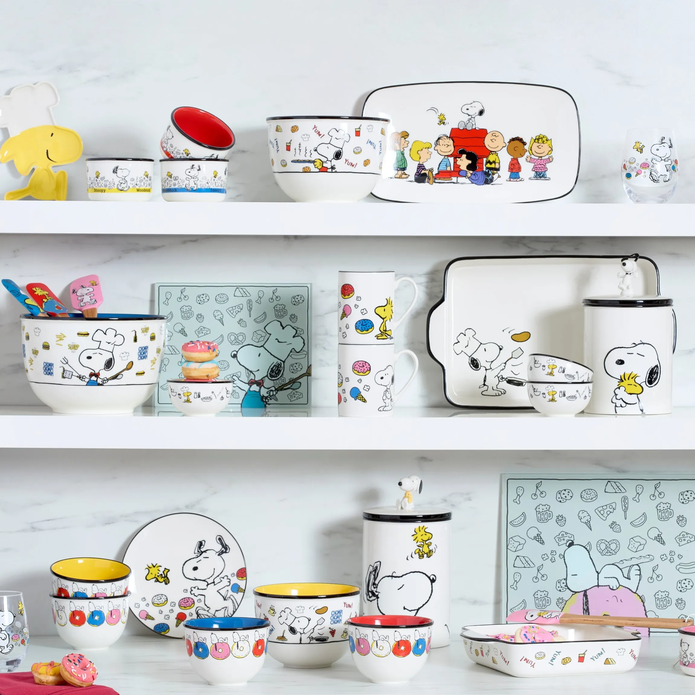 Chef Snoopy 12-Piece Dessert Set