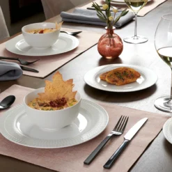 Chefs Table Midnight Matte 20-Piece Flatware Set