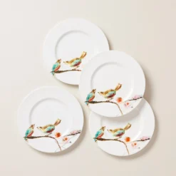 Chirp Salad Plates, Set of 4