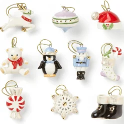 Christmas Memories 10-Piece Mini Ornament Set
