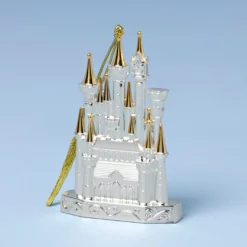 2025 Cinderella Castle Silverplate Ornament