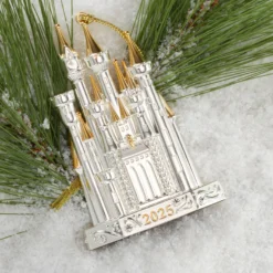 2025 Cinderella Castle Silverplate Ornament