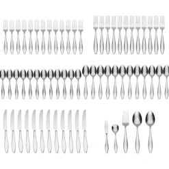 Comet 65-Piece Flatware Set