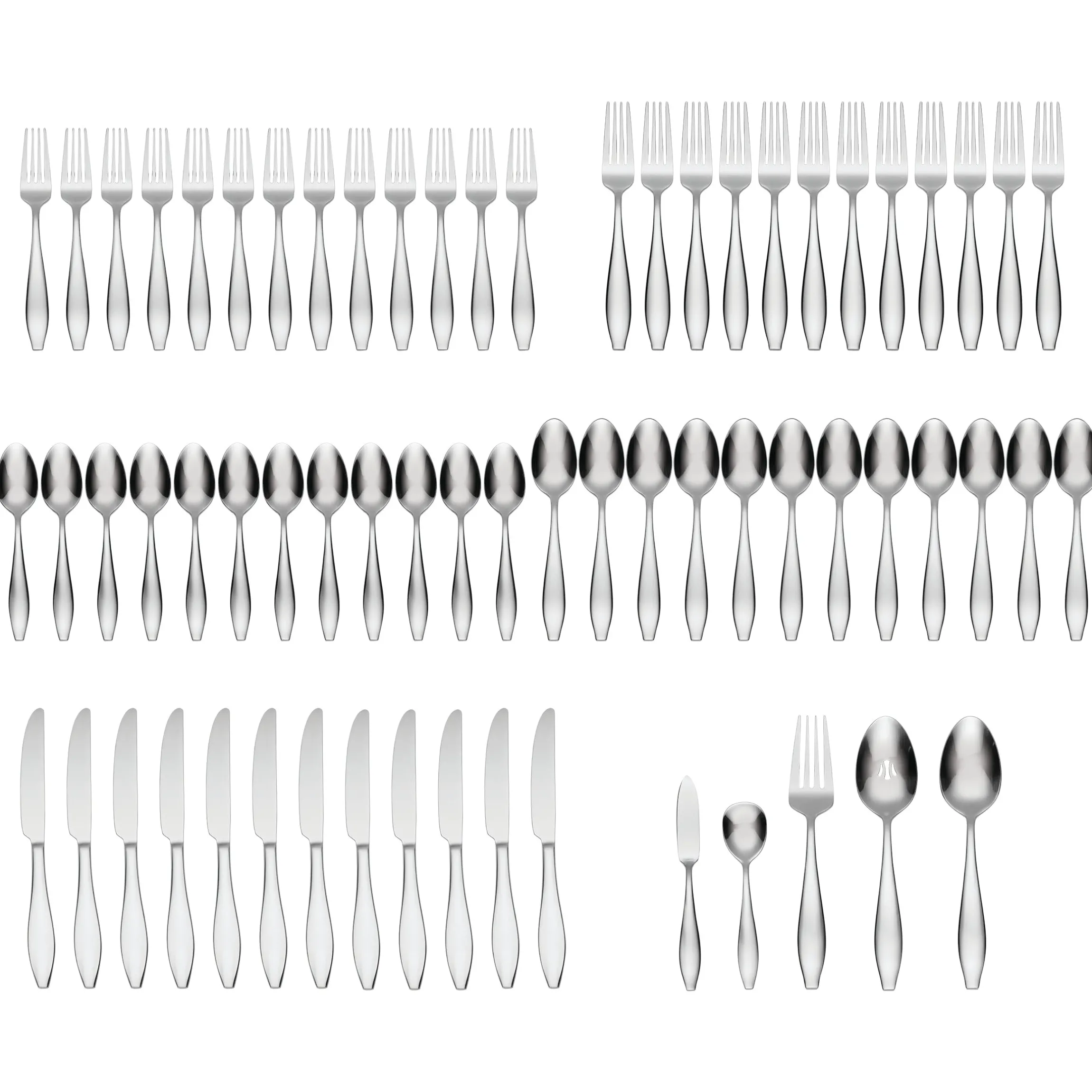 Comet 65-Piece Flatware Set