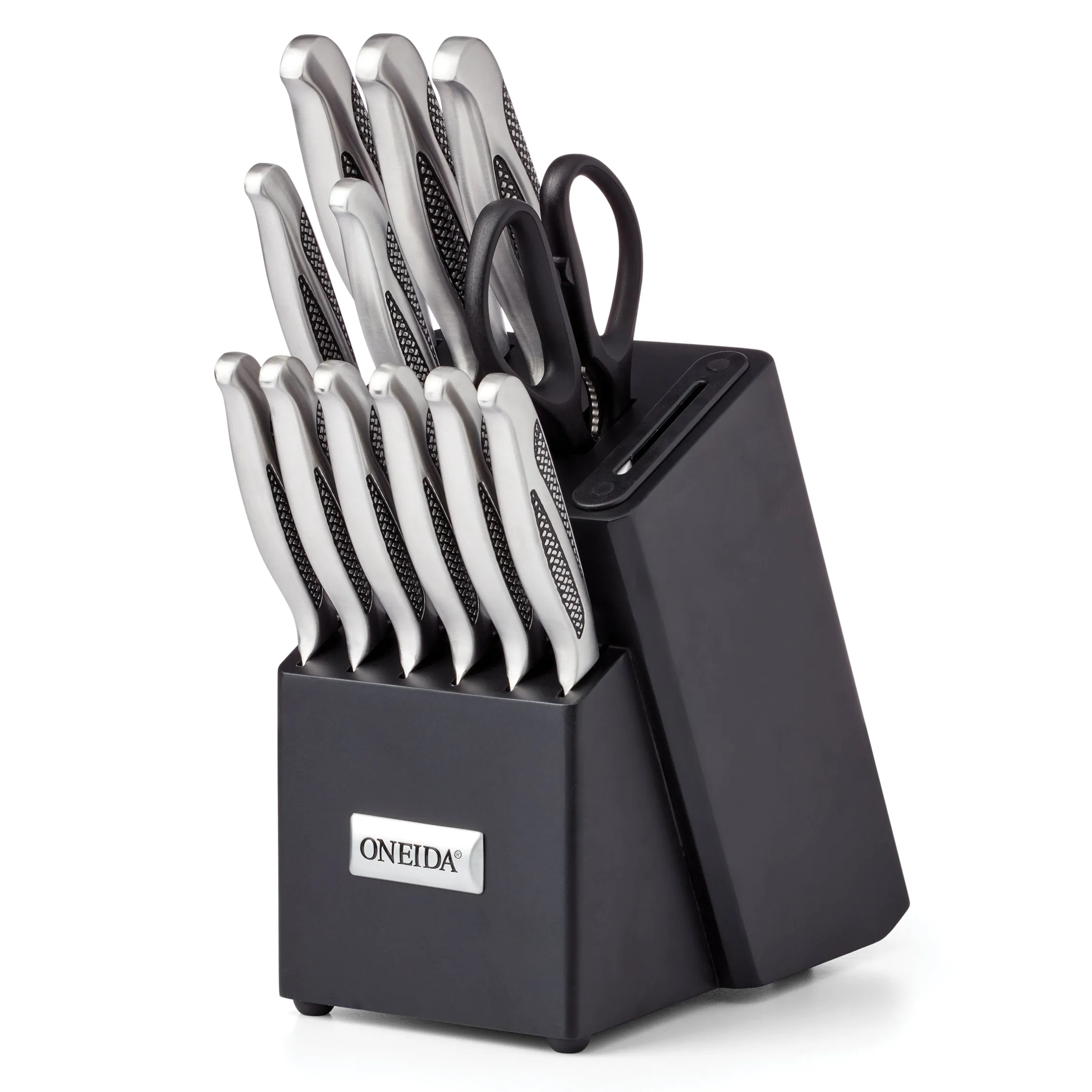 Crosshatch 14-Piece Cutlery Block Set