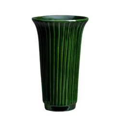 Daisy Emerald Green Glazed Vase