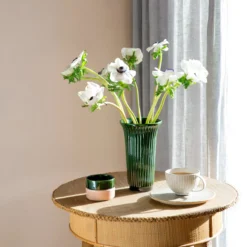 Daisy Emerald Green Glazed Vase