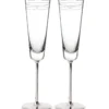 Darling Point Mr. & Mrs. Champagne Flute, Set of 2