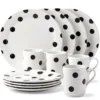 Deco Dot 12-Piece Dinnerware Set