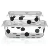 Deco Dot 2-Piece Rectagular Storage Set
