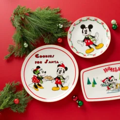 Disney Holiday Cookies for Santa Plate