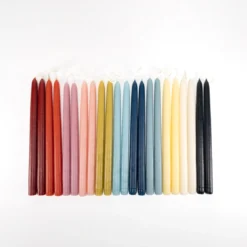 Dripless Rust 12" Taper Candles, Set of 2