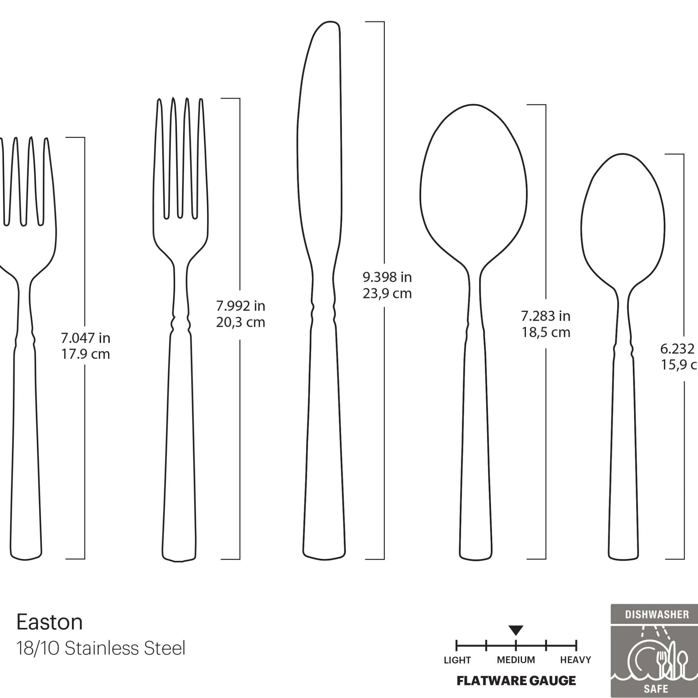 Easton 5-Piece Place Setting