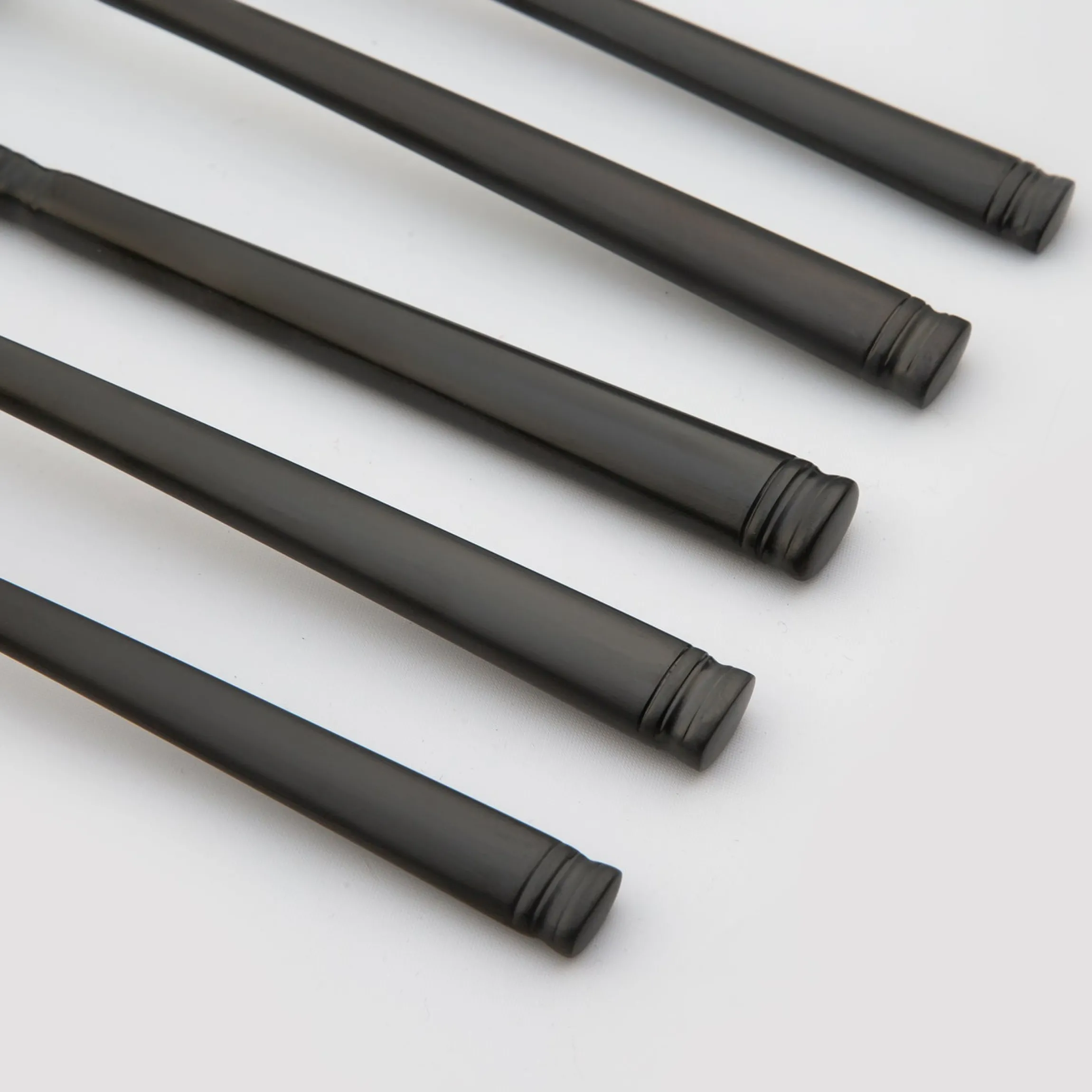 Emmy Black Satin 20-Piece Flatware Set