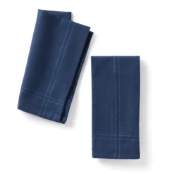 Essentials Navy Dinner Napkins, Set of 2