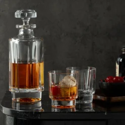 Estate Crystal Double Old-Fashioned Glasses, Set of 4
