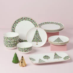 Evergreen 12-Piece Dinnerware Set